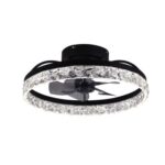LED prigušiva stropna svjetiljka s ventilatorom